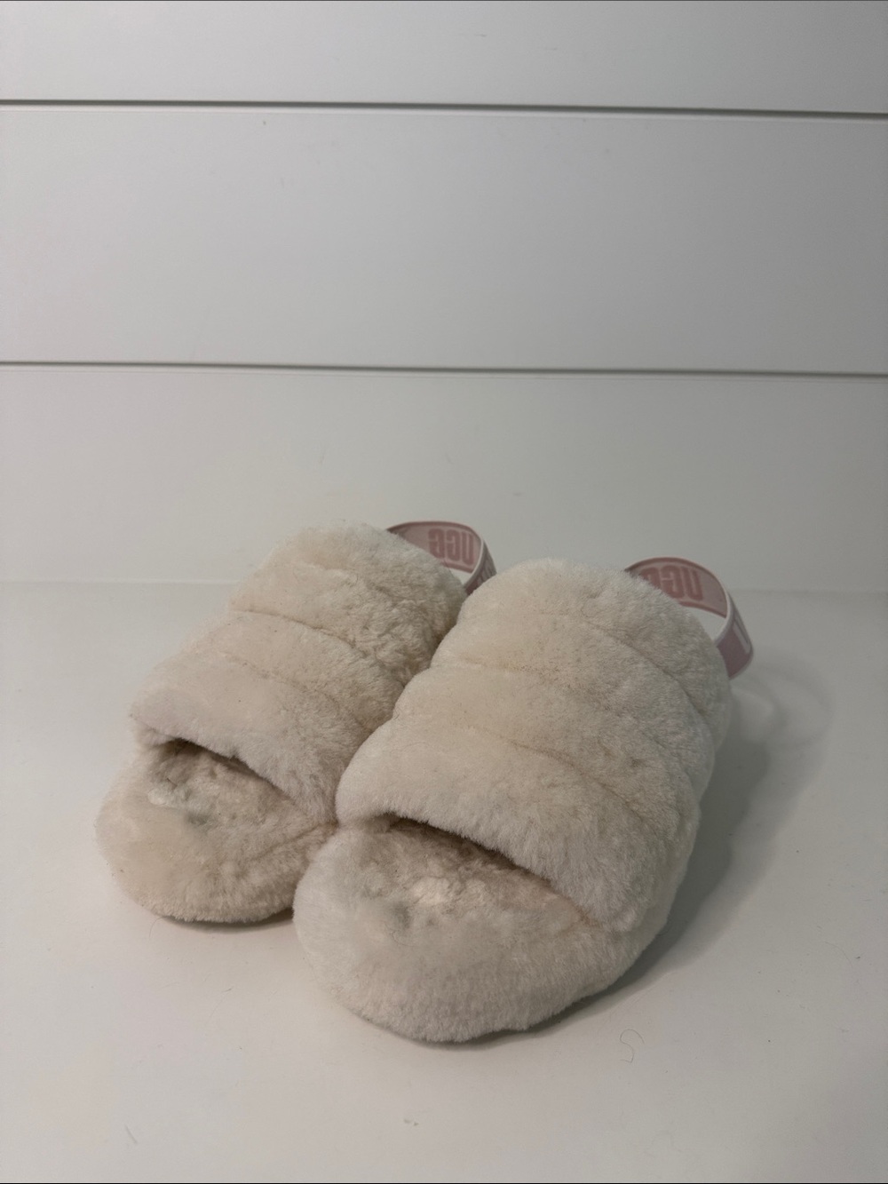 UGG Fluff Yeah Slides White